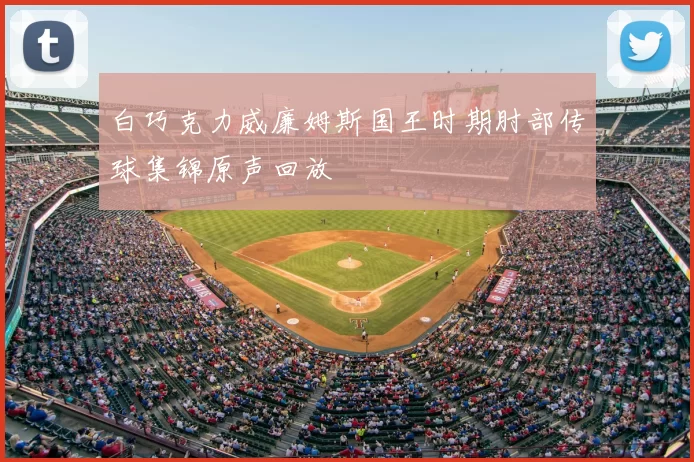 白巧克力威廉姆斯国王时期肘部传球集锦原声回放