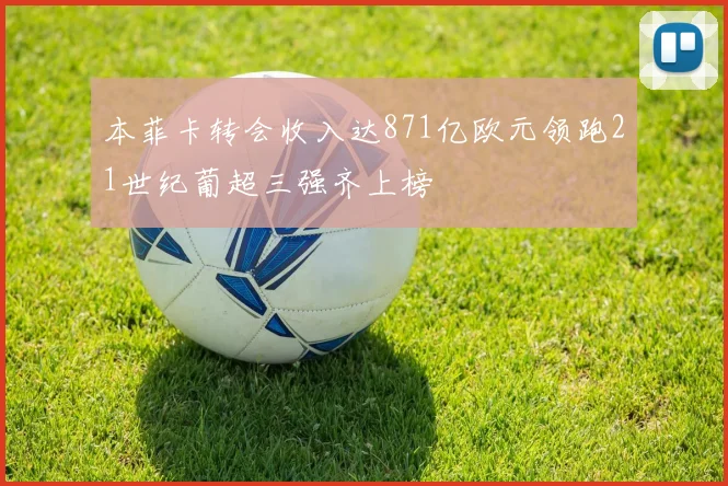 本菲卡转会收入达871亿欧元领跑21世纪葡超三强齐上榜